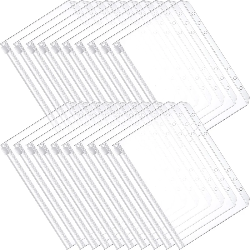 AU42 -Binder Pocket 6 Holes Loose Leaf Bags A6 Binder Zipper Folders Plastic Document Bags for Office School Supplies
AU42 -Binder Pocket 6 Holes Loose Leaf Bags A6 Binder Zipper Folders Plastic Document Bags for Office School Supplies