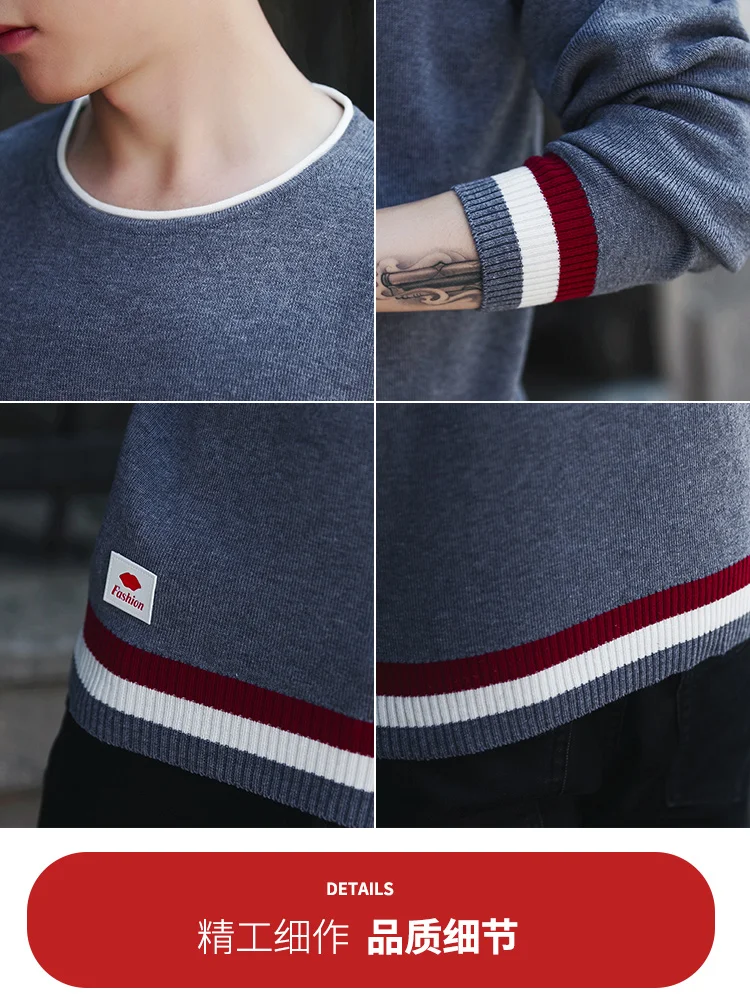 2020 Sweater Men's Spring and Autumn Korean Trends Long Sleeve Sweater Student Loose Sweater Men's Autumn Shirt
2020 Sweater Men's Spring and Autumn Korean Trends Long Sleeve Sweater Student Loose Sweater Men's Autumn Shirt