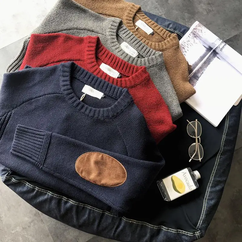 Thicken Coarse Wool Pullover Men Sweater 2021 Autumn Winter Clothing Vintage Patch Design Jumper Pull Homme Mens Knitted Sweater
Thicken Coarse Wool Pullover Men Sweater 2021 Autumn Winter Clothing Vintage Patch Design Jumper Pull Homme Mens Knitted Sweater