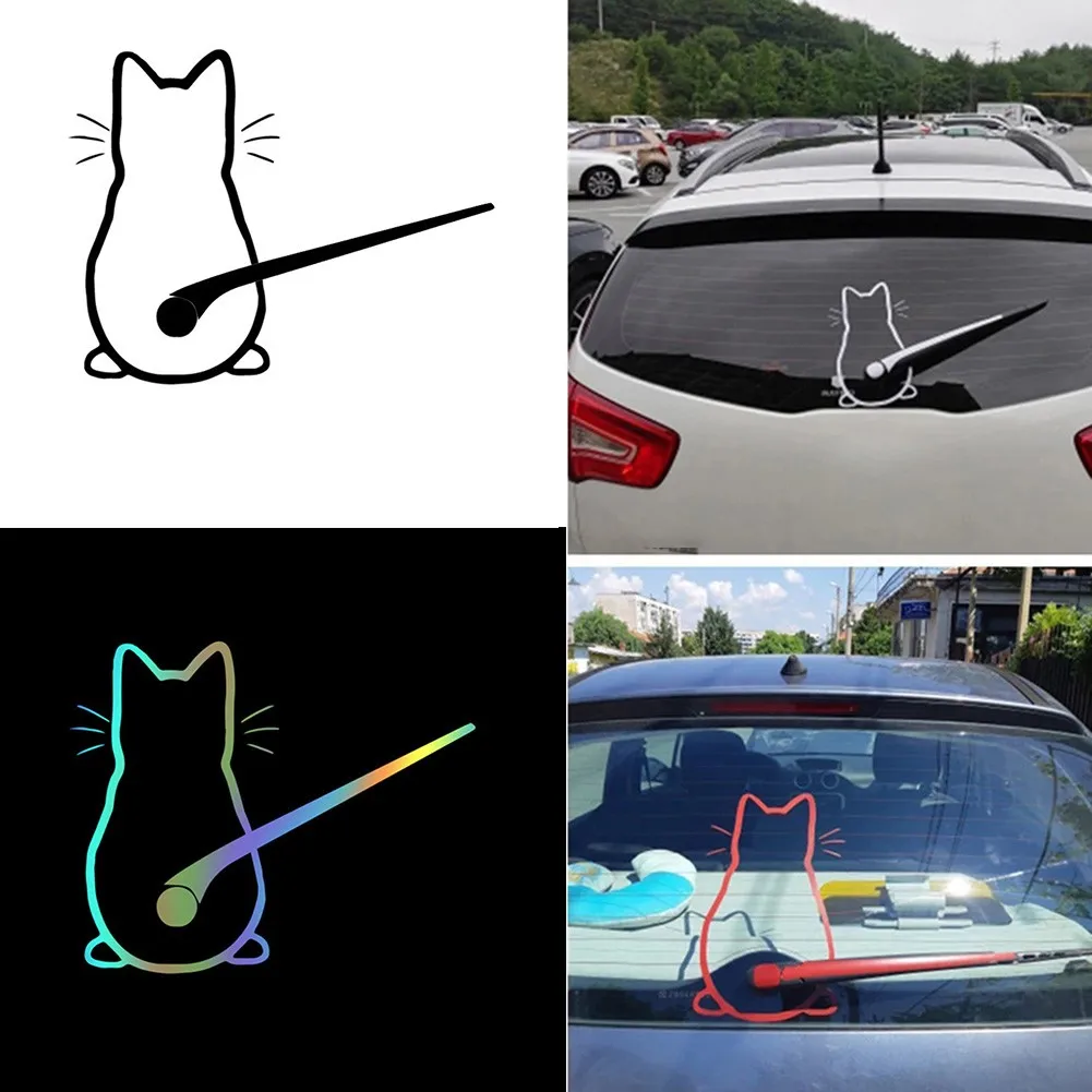 Universal Reflective Car Funny Cat Sticker Body Rear Windo Car Decoration Cartoon Decal Auto Sticker
Universal Reflective Car Funny Cat Sticker Body Rear Windo Car Decoration Cartoon Decal Auto Sticker