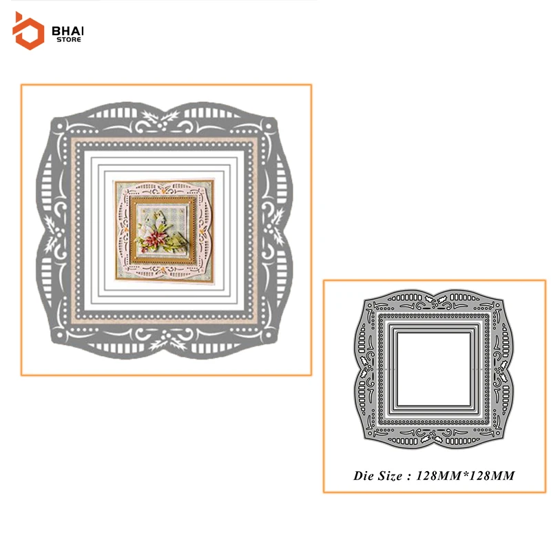 New Design Square Frame Metal Cutting Dies Cut Decoration Scrapbook Stickers PaperCard Embossing Christmas Decor Craft Dies 2021
New Design Square Frame Metal Cutting Dies Cut Decoration Scrapbook Stickers PaperCard Embossing Christmas Decor Craft Dies 2021