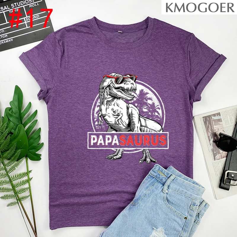 Футболка Papasaurus с принтом папочка Мужская/Женская/Мужская рубашка рисунком