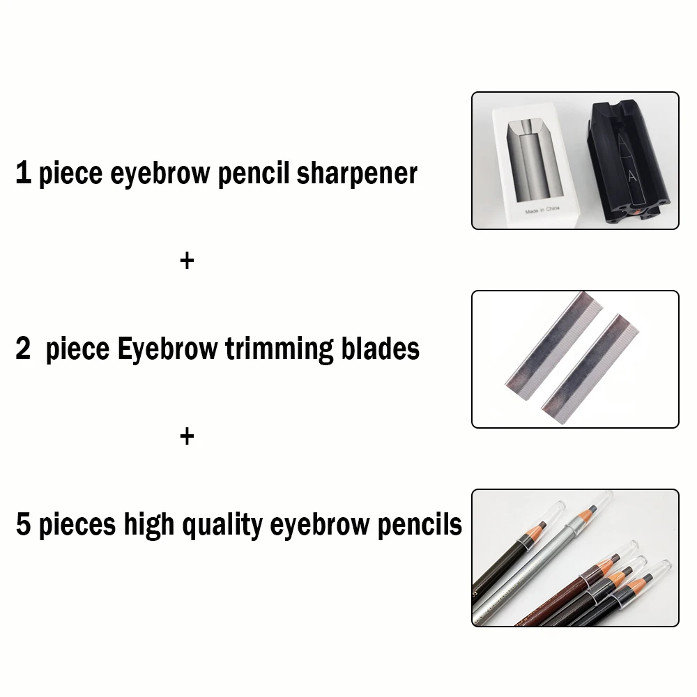 New 4 In 1 Eyebrow Pencil Sharpener Permanent Makeup Eyebrow Pencil Tip Thin Tool Tattoo Microblading Kit Supplies
New 4 In 1 Eyebrow Pencil Sharpener Permanent Makeup Eyebrow Pencil Tip Thin Tool Tattoo Microblading Kit Supplies
