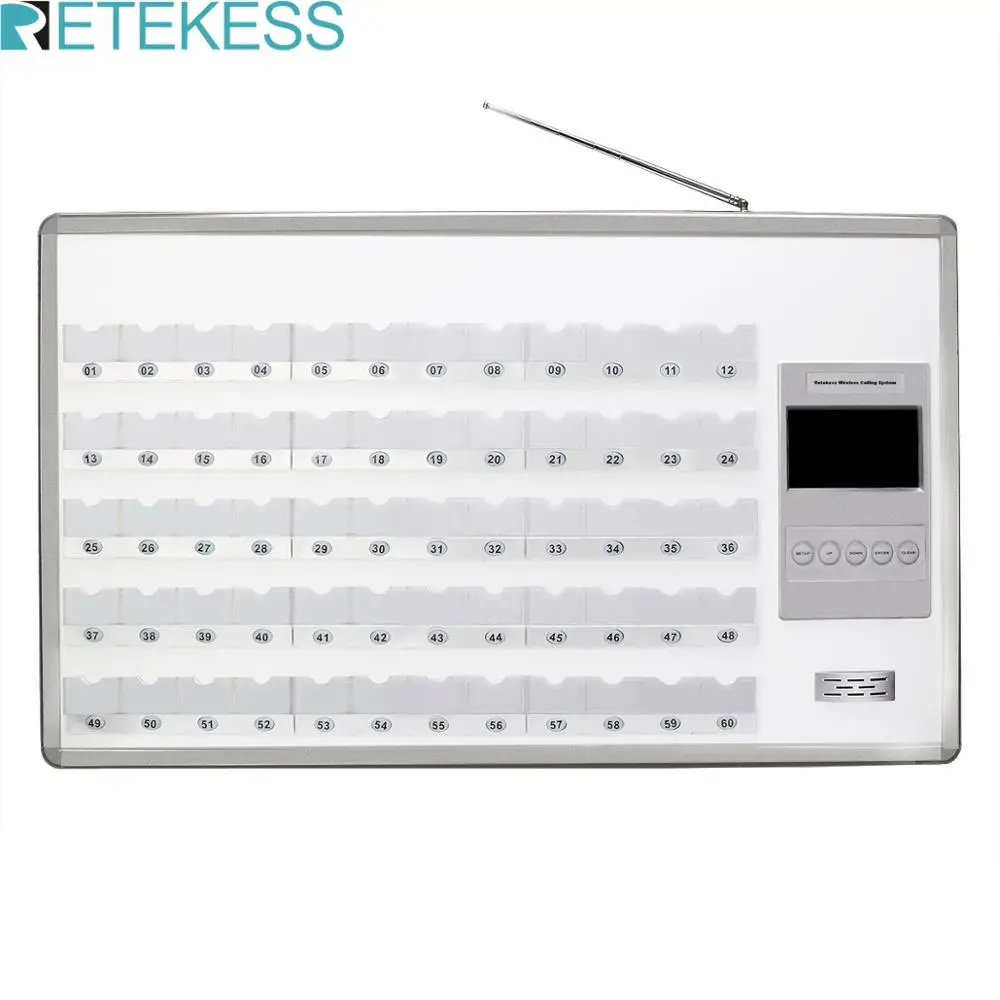 Retekess TD122 60 Bed Wireless Calling Host Receiver with Voice Reporting for Nurse Calling System Clinic Ward
Retekess TD122 60 Bed Wireless Calling Host Receiver with Voice Reporting for Nurse Calling System Clinic Ward