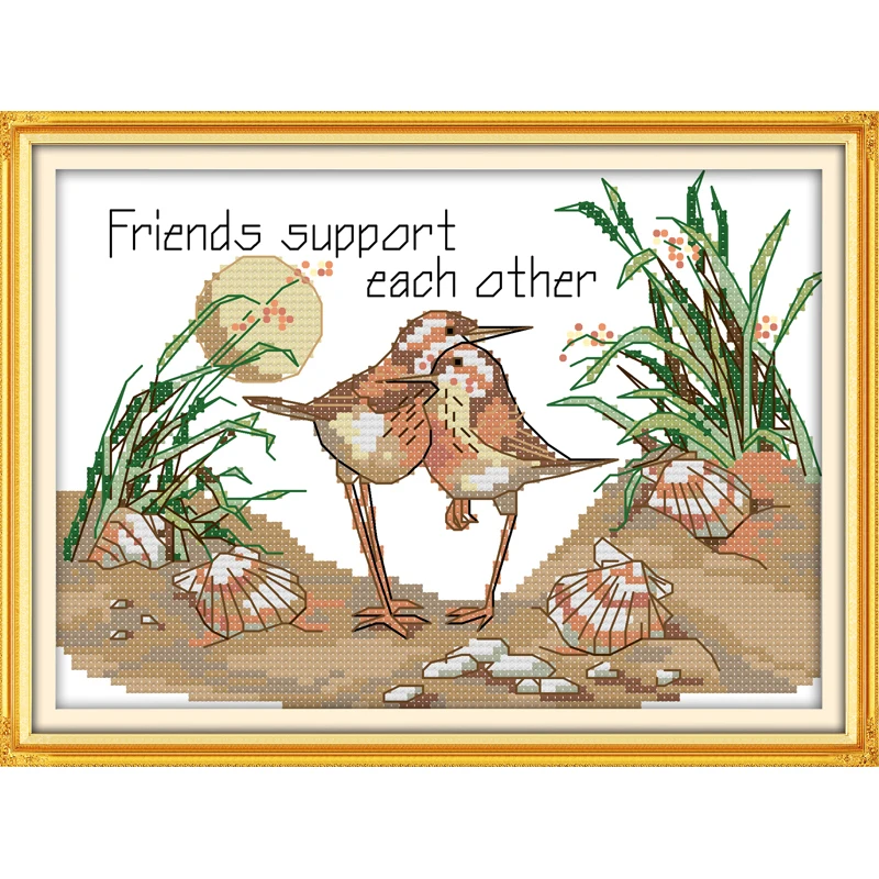 Everlasting Love Help Each Other Chinese Cross Stitch Kits Ecological Cotton Stamped 14 11CT DIY New Year Decorations For Home
Everlasting Love Help Each Other Chinese Cross Stitch Kits Ecological Cotton Stamped 14 11CT DIY New Year Decorations For Home