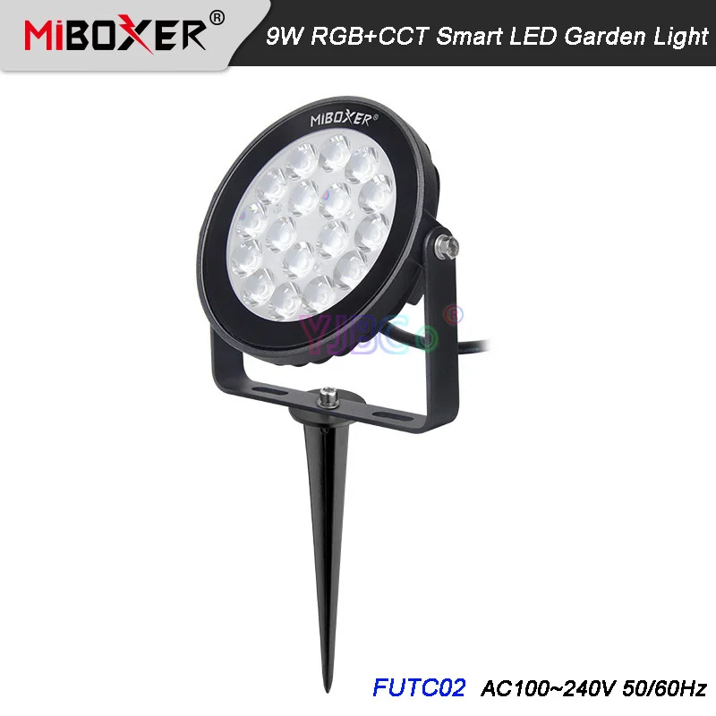 

Miboxer FUTC02 9W led Lawn Light RGB+CCT Garden Light Waterproof IP66 Outdoor Lighting AC100~240V 50/60Hz