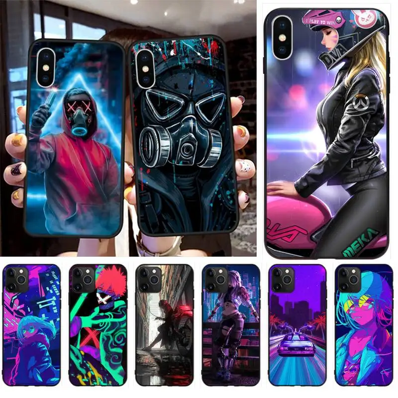 Чехол для телефона PENGHUWAN Street черный мягкий чехол iPhone 11 pro XS MAX 8 7 6 6S Plus X 5S SE 2020 XR |