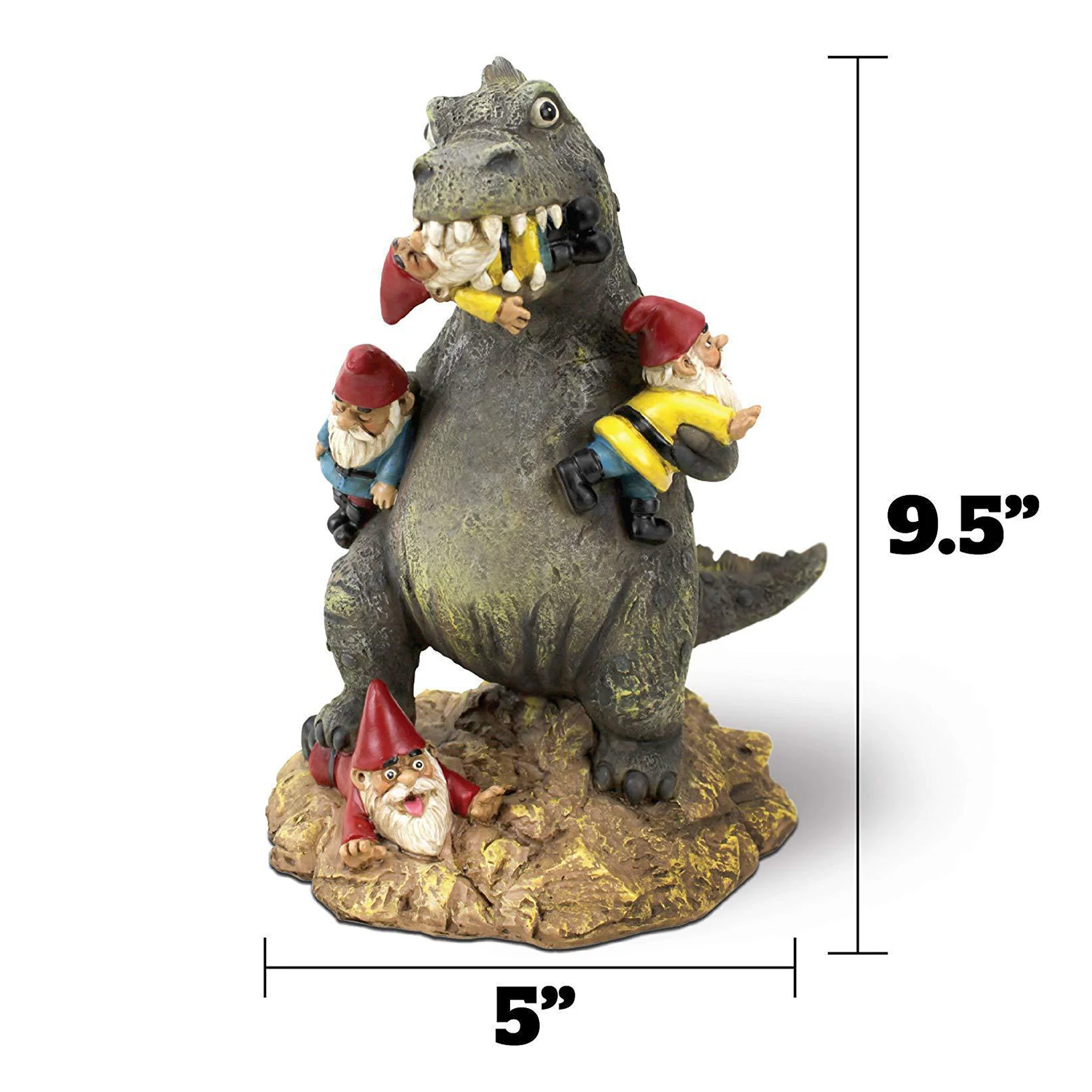 Funny Garden Statues Dinosaur Eating Gnomes Garden Art Sculpture Resin Dinosaur Dwarf Figurines Home Garden Lawn Decorative
Funny Garden Statues Dinosaur Eating Gnomes Garden Art Sculpture Resin Dinosaur Dwarf Figurines Home Garden Lawn Decorative
