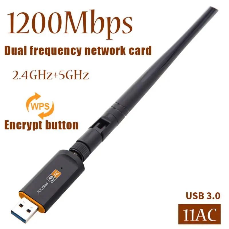 Беспроводной Wi Fi адаптер легкая и портативность не занимает много места RTL8812