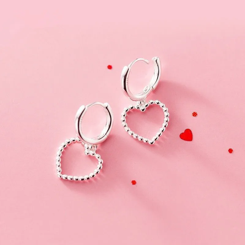 Girls Sweet Lovers Fine Jewelry Gift Heart Earrings Women Students Super Mini Sisters Luxury Cute Earrings Romantic Loverly Gift 
Girls Sweet Lovers Fine Jewelry Gift Heart Earrings Women Students Super Mini Sisters Luxury Cute Earrings Romantic Loverly Gift