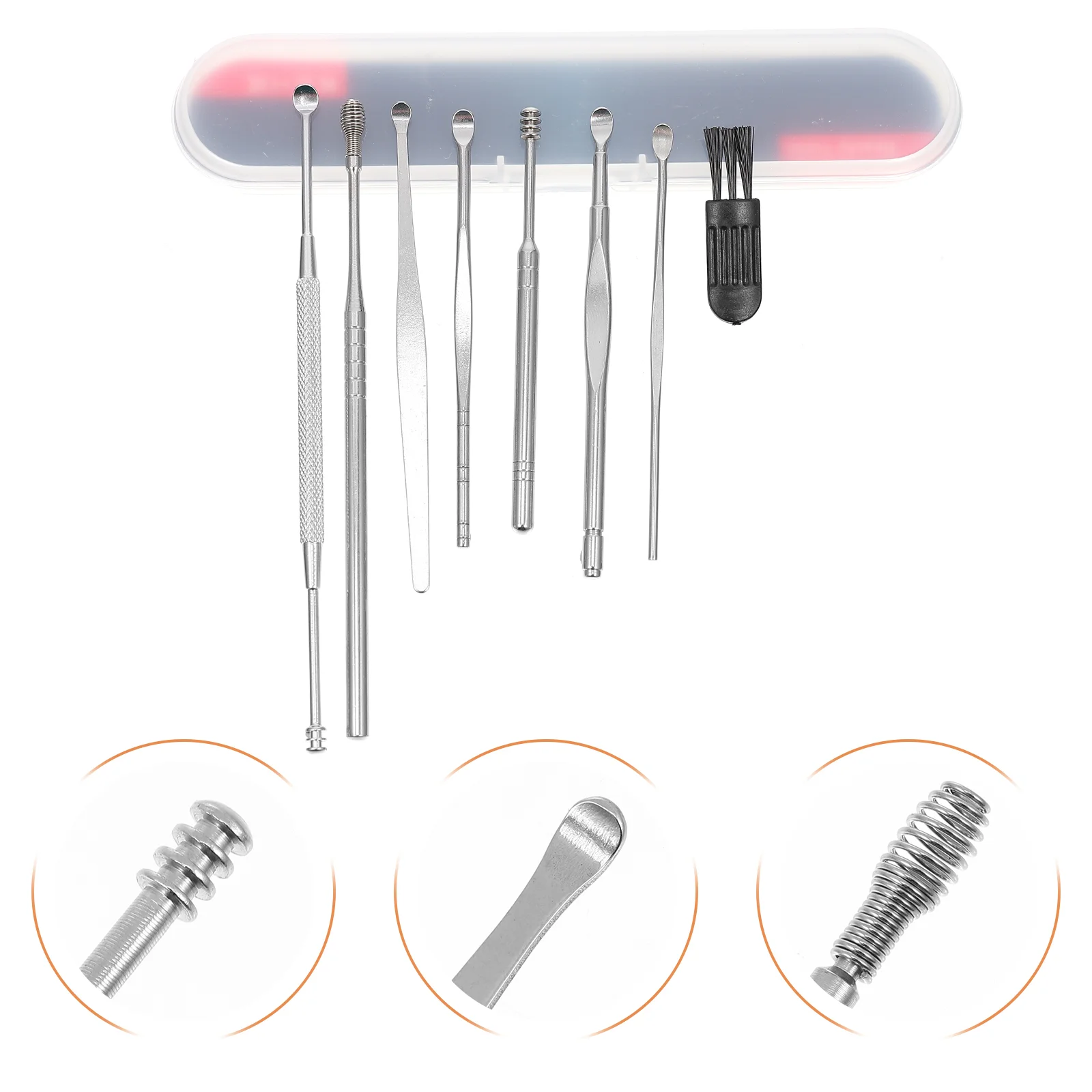 1 Set Stainless Steel Ear Pick Tools Cleaning Tools with Box (Silver)
1 Set Stainless Steel Ear Pick Tools Cleaning Tools with Box (Silver)