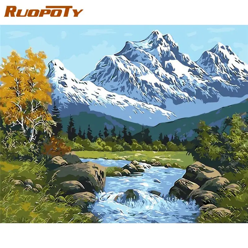 RUOPOTY пейзаж живопись по номерам полный набор DIY Рисование на холсте ручной работы подарочный набор современный настенный Декор для дома
RUOPOTY пейзаж живопись по номерам полный набор DIY Рисование на холсте ручной работы подарочный набор современный настенный Декор для дома