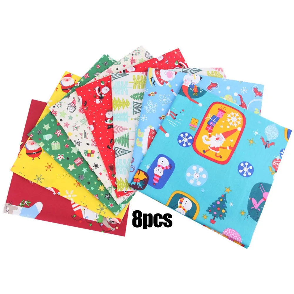 10pcs/set Christmas Series Square Cotton Fabric 25*25cm Patchwork Cloth DIY Craft Sewing Multicolor Square Cloth For Needlework
10pcs/set Christmas Series Square Cotton Fabric 25*25cm Patchwork Cloth DIY Craft Sewing Multicolor Square Cloth For Needlework