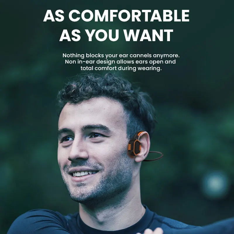 Bone Conduction Headphones Bluetooth Wireless Sports Earphone IP68 Headset Stereo Hands-free with Microphone for Running
Bone Conduction Headphones Bluetooth Wireless Sports Earphone IP68 Headset Stereo Hands-free with Microphone for Running
