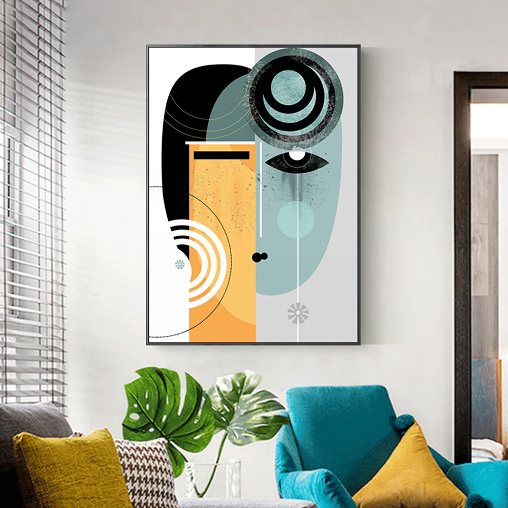 Wall Art Painting Canvas Prints Abstract Pictures Modern Nordic Geometric Lines Character Eyes Poster Home Decoration Painting
Wall Art Painting Canvas Prints Abstract Pictures Modern Nordic Geometric Lines Character Eyes Poster Home Decoration Painting