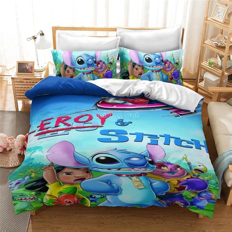 Home Textile 3d Cartoon Stitch Bedding Set Kids Duvet Cover Sets with Pillowcase Bed Linens Bedclothes Twin Full Queen King Size
Home Textile 3d Cartoon Stitch Bedding Set Kids Duvet Cover Sets with Pillowcase Bed Linens Bedclothes Twin Full Queen King Size