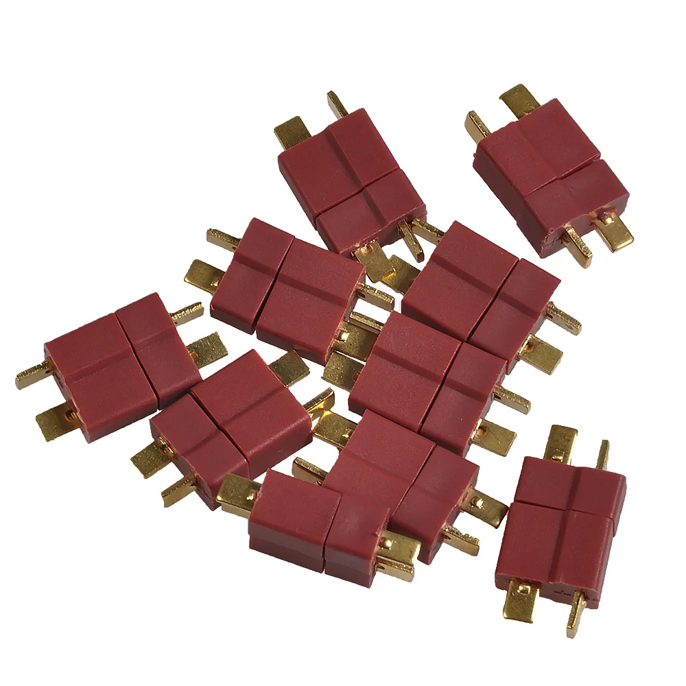 Female & Male T plug with Golden Grip Anti-skid Deans Style for RC Model Toy ESC Battery
Female & Male T plug with Golden Grip Anti-skid Deans Style for RC Model Toy ESC Battery