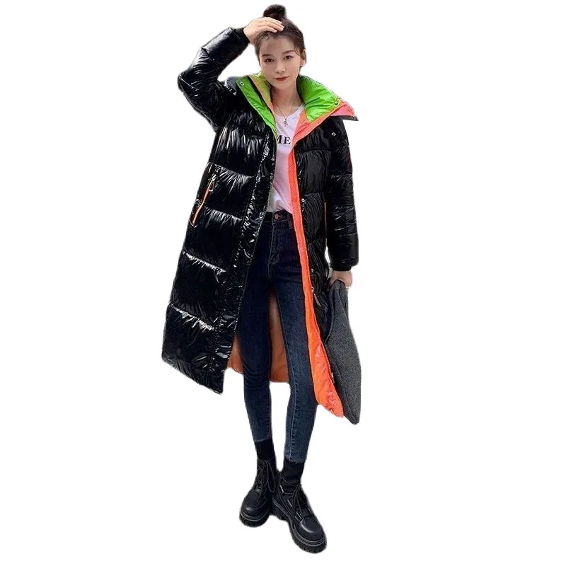 Winter Cotton Padded Jacket 2021 New Female Korean Style Mid-Length Down Padded Coat Winter Thickened Padded Jacket Trend M481
Winter Cotton Padded Jacket 2021 New Female Korean Style Mid-Length Down Padded Coat Winter Thickened Padded Jacket Trend M481