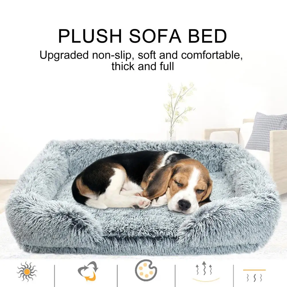 Soft Plush Pet Bed Dog Sofa Cat Winter Warm Sleeping Cushion Washable Puppy Mat Pet Supplies
Soft Plush Pet Bed Dog Sofa Cat Winter Warm Sleeping Cushion Washable Puppy Mat Pet Supplies