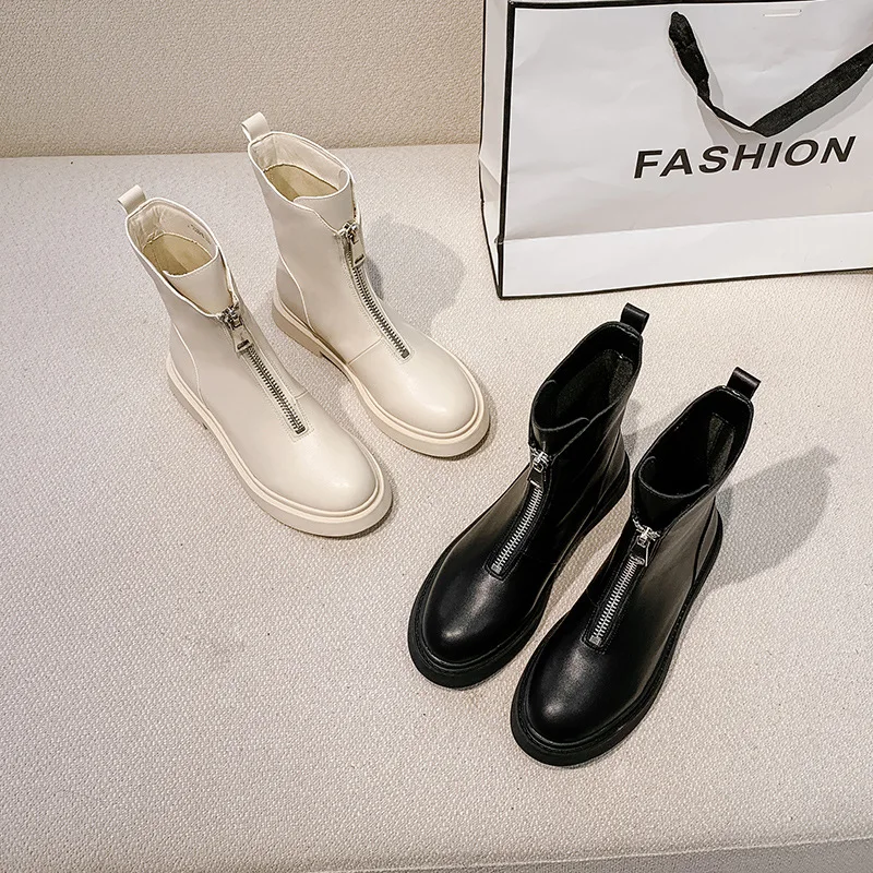 2021 Autumn and Winter New Mid-tube Zipper Chelsea Boots Round Toe Warm Women's Short Boots
2021 Autumn and Winter New Mid-tube Zipper Chelsea Boots Round Toe Warm Women's Short Boots