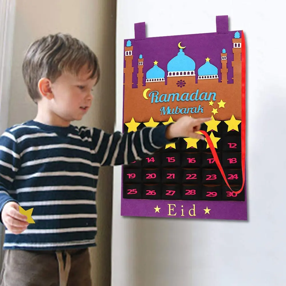 2021 Newest Ramadan Mubarak 30days Advent Calendar Hanging Felt Countdown Calendar For Kids Gifts Ramadan Decorations Supplies
2021 Newest Ramadan Mubarak 30days Advent Calendar Hanging Felt Countdown Calendar For Kids Gifts Ramadan Decorations Supplies
