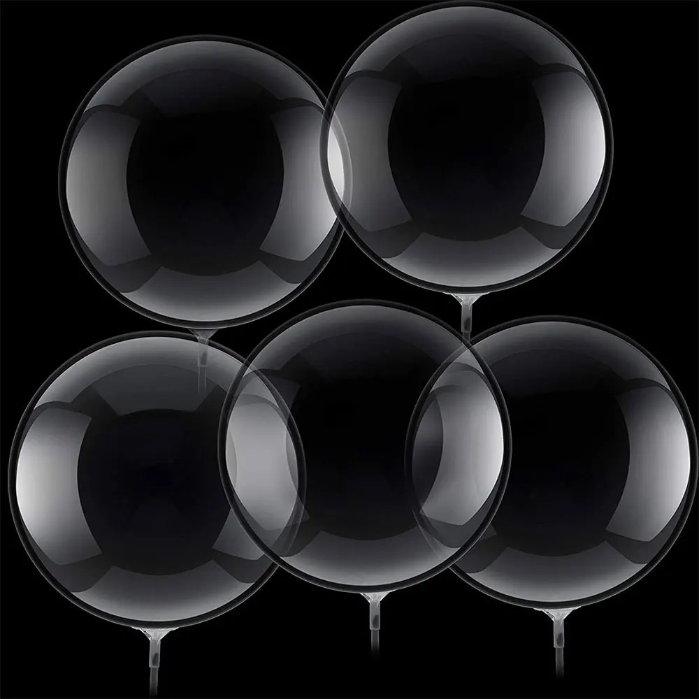 5pcs Bobo Bubble Luminous Transparent Clear Helium Balloons Baby Shower Wedding Birthday Party Decoration 18/20/24/36inch
5pcs Bobo Bubble Luminous Transparent Clear Helium Balloons Baby Shower Wedding Birthday Party Decoration 18/20/24/36inch