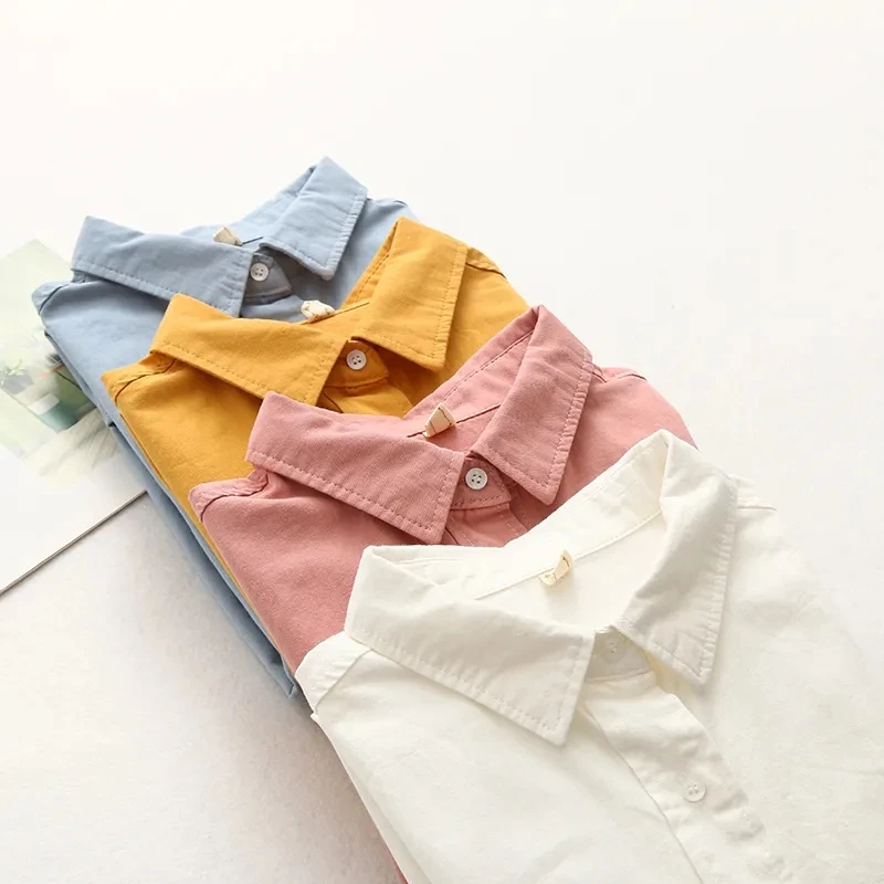 Korean Spring Solid Office Lady Women's Shirts Long Sleeve Large Size Elegant Tops Classic Button Turn-Down Collar Female Blouse
Korean Spring Solid Office Lady Women's Shirts Long Sleeve Large Size Elegant Tops Classic Button Turn-Down Collar Female Blouse