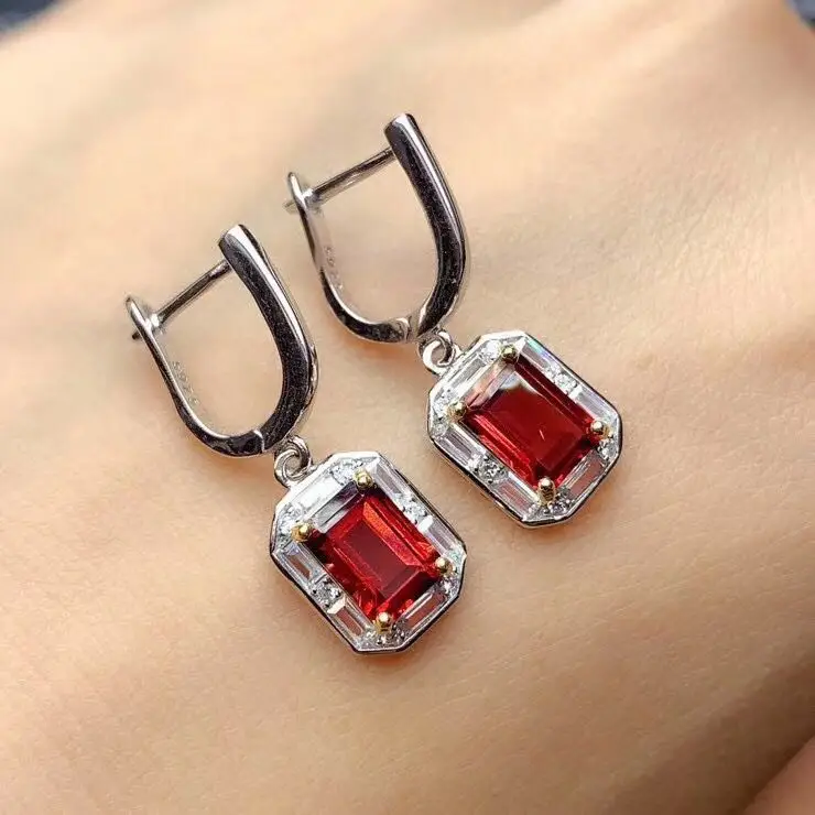 fine natural Garnet Earrings for Women Silver With 925 Sterling Sliver Rose gold plating Heart Wedding&Birthday Jewelry
fine natural Garnet Earrings for Women Silver With 925 Sterling Sliver Rose gold plating Heart Wedding&Birthday Jewelry