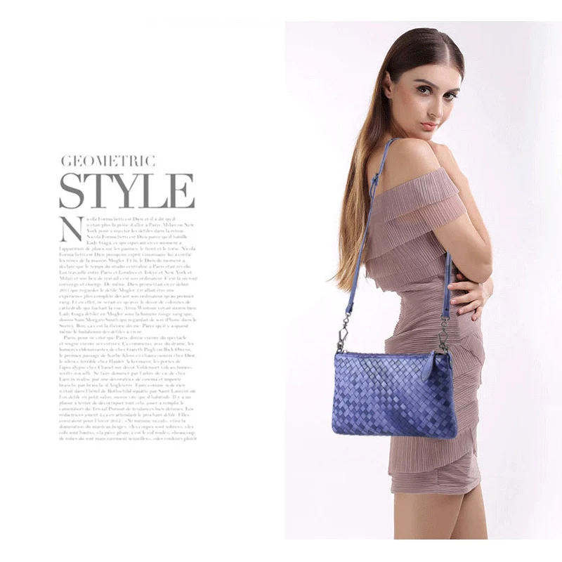 Leather Women's Shoulder Bag Luxury Brand Fashion Woven Bag Simple Shell Bag High Quality Messenger Bag 100% Sheepskin 2021 New
Leather Women's Shoulder Bag Luxury Brand Fashion Woven Bag Simple Shell Bag High Quality Messenger Bag 100% Sheepskin 2021 New