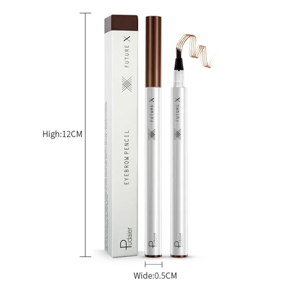 Liquid eyebrow pencil, water resistant, cosmetic eyebrow makeup, 4 heads, natural eyebrow enhancer, 3 colors
Liquid eyebrow pencil, water resistant, cosmetic eyebrow makeup, 4 heads, natural eyebrow enhancer, 3 colors