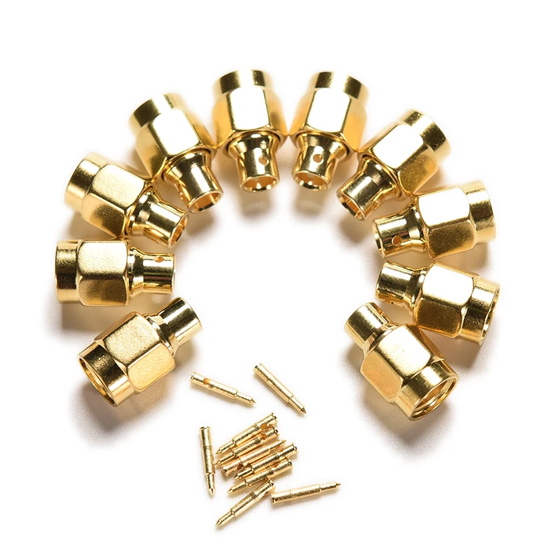 5pcs High Quality SMA Male Plug Solder For Semi-Rigid RG402 0.141" Cable RF Connector Drop Shipping
5pcs High Quality SMA Male Plug Solder For Semi-Rigid RG402 0.141" Cable RF Connector Drop Shipping