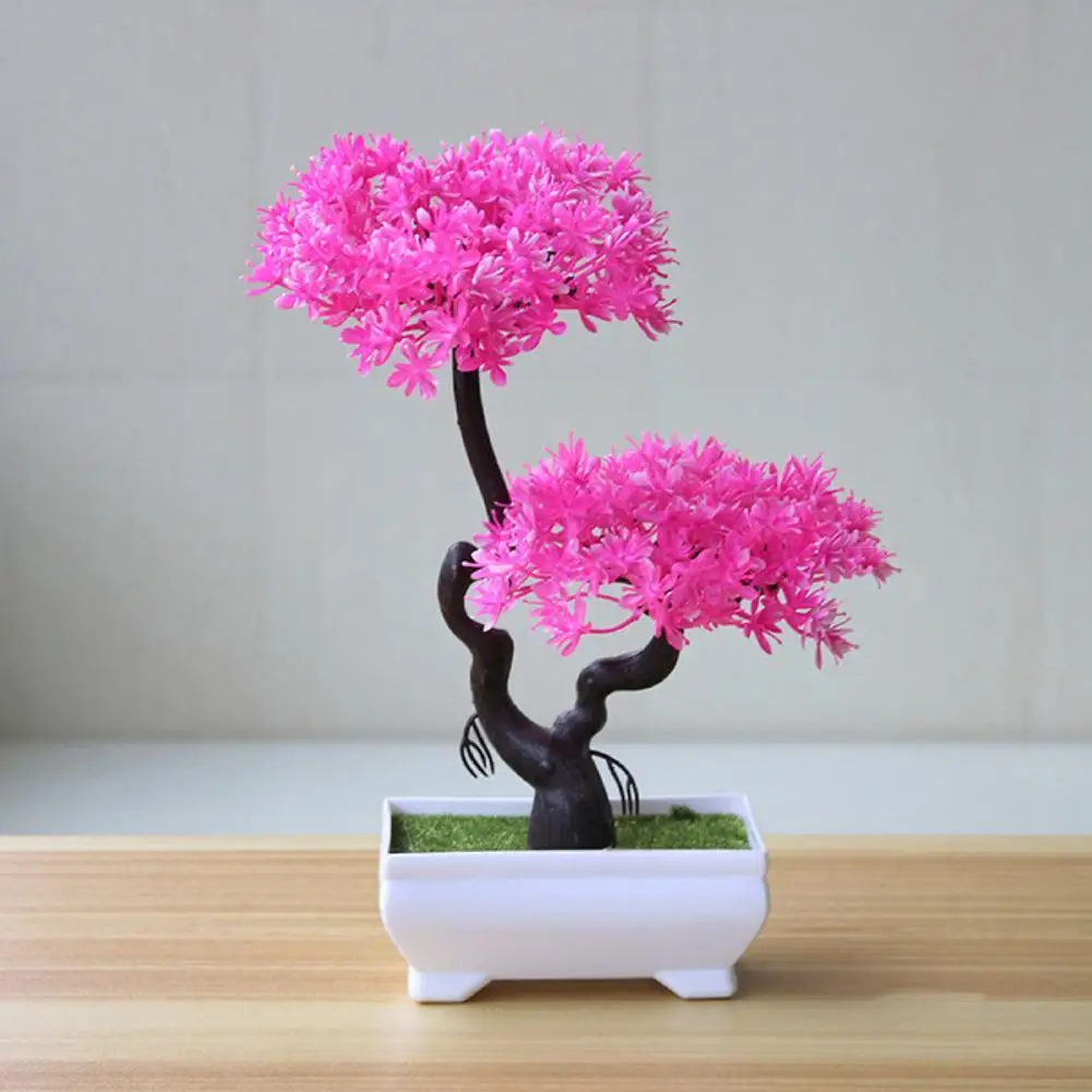 Artificial Plant Potted Bonsai Maintenance Free Plastic Fake Bonsai Tree Potted Ornament Home Hotel Garden Party Decor
Artificial Plant Potted Bonsai Maintenance Free Plastic Fake Bonsai Tree Potted Ornament Home Hotel Garden Party Decor