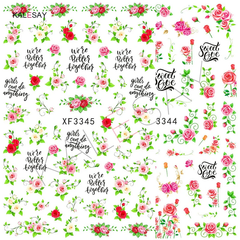 Flower Nail Art Decoration Stickers Manicure Nail Design Sticker Art Decal Spring Decal Accesoires Back Glue Decor Art
Flower Nail Art Decoration Stickers Manicure Nail Design Sticker Art Decal Spring Decal Accesoires Back Glue Decor Art