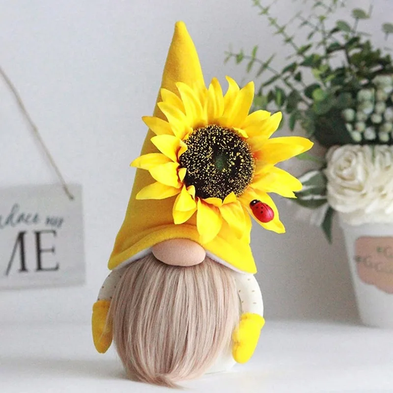 Spring Sunflower Bee Festival Doll Ornaments Bumble Bee Striped Gnome Honey Bee Elfs Home Faceless Doll Decoration Gift For Kids 
Spring Sunflower Bee Festival Doll Ornaments Bumble Bee Striped Gnome Honey Bee Elfs Home Faceless Doll Decoration Gift For Kids
