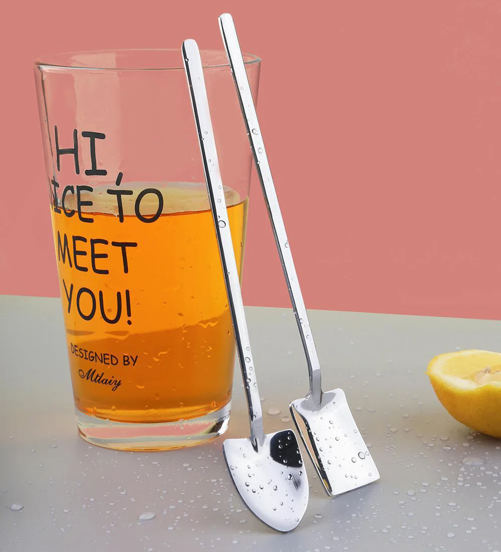 2PCS/set Stainless Steel Iron Shovel Spoon Coffee Ice Cream Fruit Dessert Square Spoon Milk Tea Cute Spoon Kitchen Gadget
2PCS/set Stainless Steel Iron Shovel Spoon Coffee Ice Cream Fruit Dessert Square Spoon Milk Tea Cute Spoon Kitchen Gadget