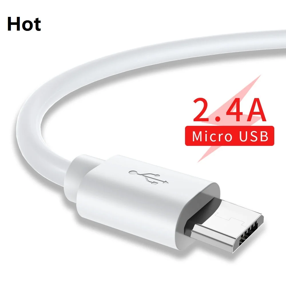 1 Meter Micro Usb Phone Cable Charger Cord for Xiaomi Redmi Note 5 Pro 4X 6A Oukitel Android Charging | Мобильные телефоны и