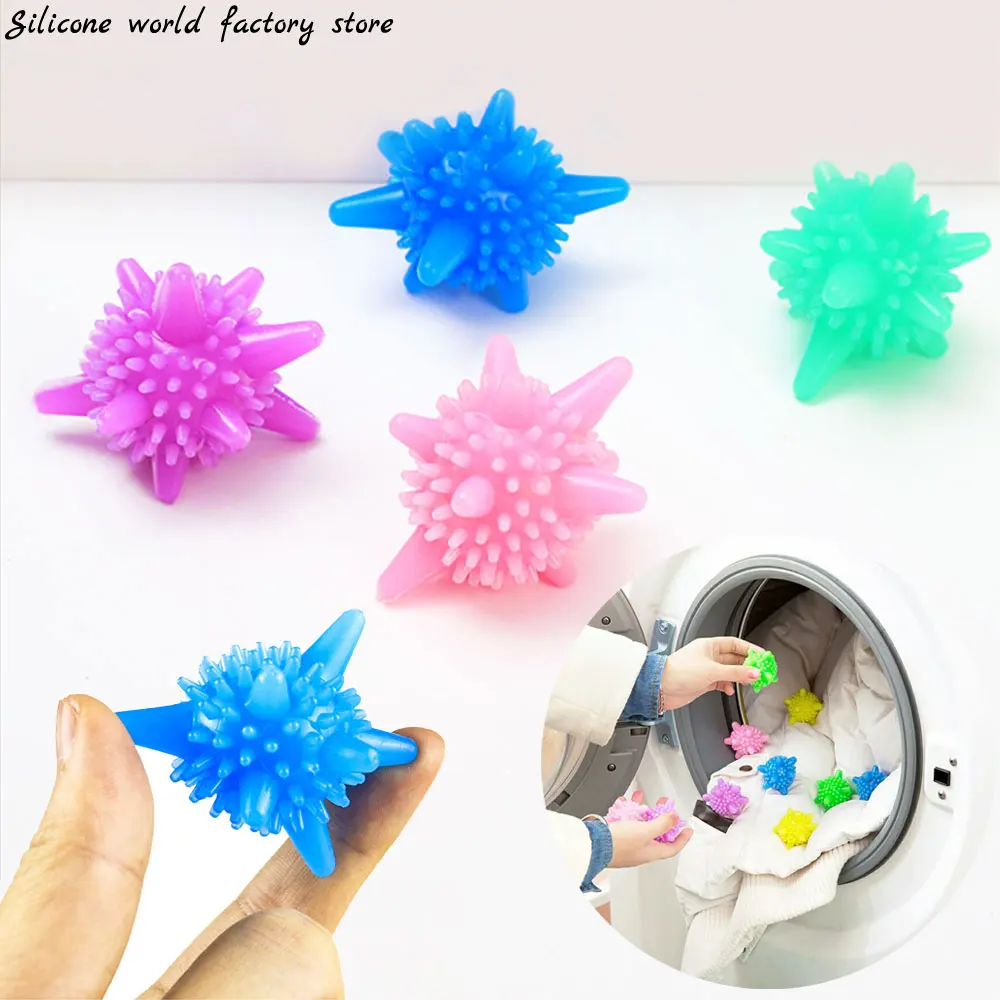 Silicone world Reusable Magic Laundry Ball For Household Cleaning Washing Ball PVC Solid Clothes decontamination laundry balls
Silicone world Reusable Magic Laundry Ball For Household Cleaning Washing Ball PVC Solid Clothes decontamination laundry balls