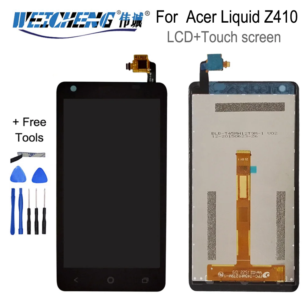 ЖК-дисплей WEICHENG для Acer Liquid Z410 + сенсорный экран в сборе, замена для Acer Z410 LCD + Бесплатные инструменты + клей
ЖК-дисплей WEICHENG для Acer Liquid Z410 + сенсорный экран в сборе, замена для Acer Z410 LCD + Бесплатные инструменты + клей