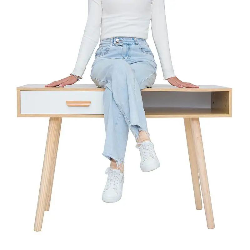 Modern Wooden Table Living Room Furniture Square Coffee Table Simple Small Desk Home Computer Desk Movable Drawer Storage Space
Modern Wooden Table Living Room Furniture Square Coffee Table Simple Small Desk Home Computer Desk Movable Drawer Storage Space