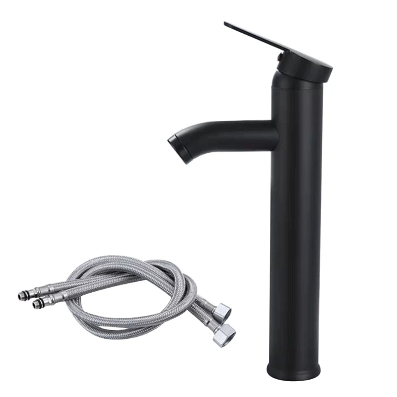 Basin Faucets Cold/Hot Mixer Basin Tap Single Hole Sink Faucet with Inlet Pipe
Basin Faucets Cold/Hot Mixer Basin Tap Single Hole Sink Faucet with Inlet Pipe
