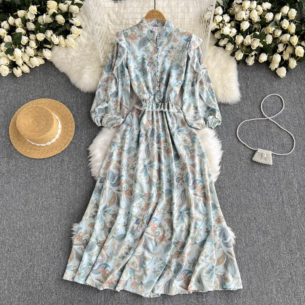VANOVICH French Retro Palace Temperament Floral Printed Dress 2021 Autumn New Elegant Dresses for Women
VANOVICH French Retro Palace Temperament Floral Printed Dress 2021 Autumn New Elegant Dresses for Women