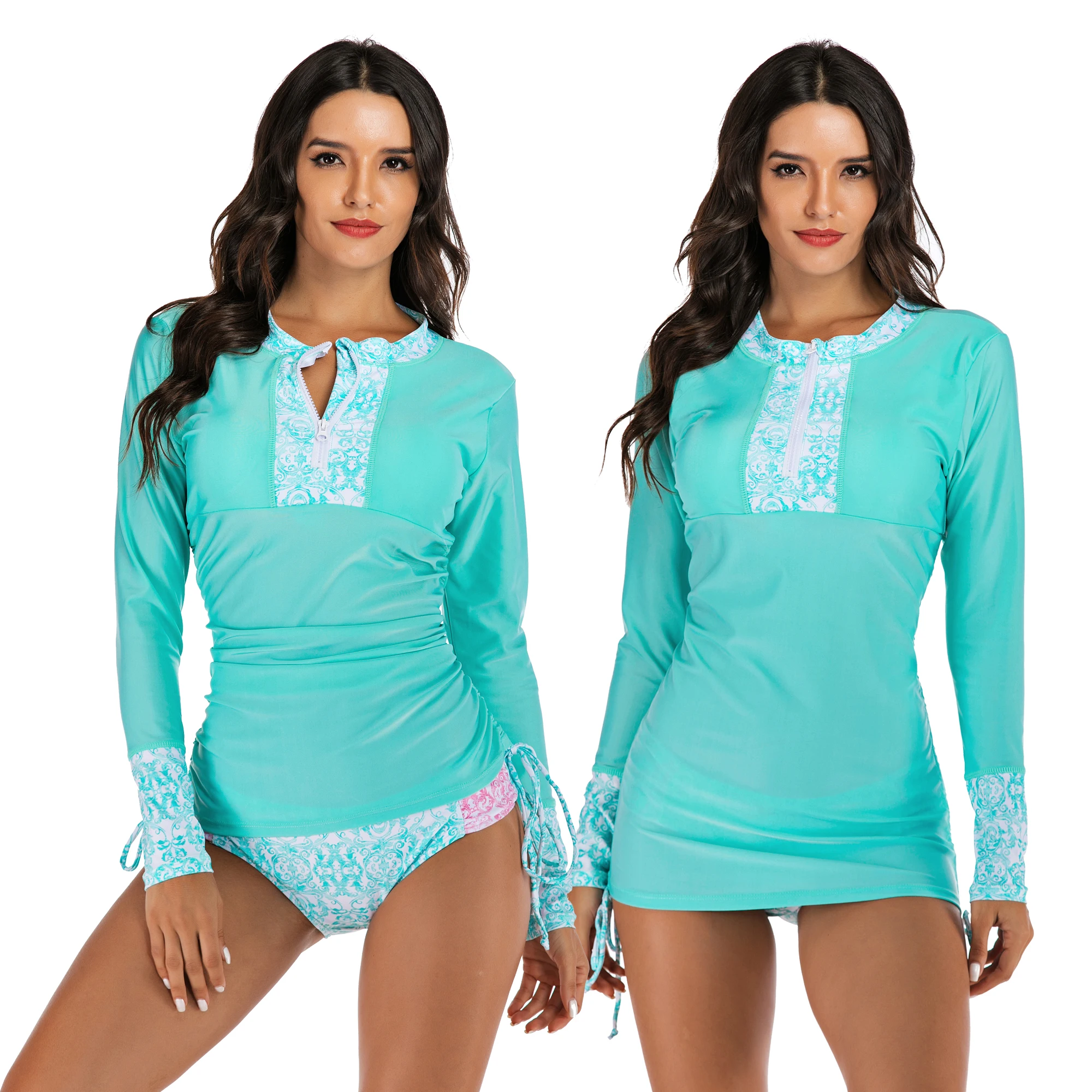 Sexy Swimwear Bikinis 2020 Mujer Women Two piece Swimsuit Long Sleeves Rash Guard Surf Swimwear Solid Rashguard Wetsuits May
Sexy Swimwear Bikinis 2020 Mujer Women Two piece Swimsuit Long Sleeves Rash Guard Surf Swimwear Solid Rashguard Wetsuits May