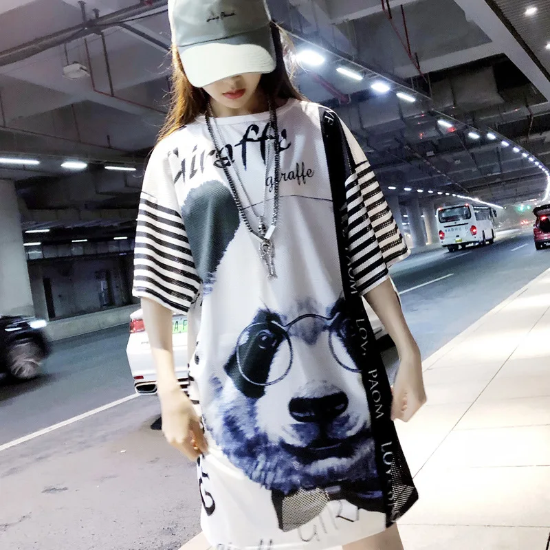 2022 Summer New Simple Loose Slim Casual Short Sleeved T-shirt Dress Chinese Style Panda O-neck Casual Women Tops Free Shipping
2022 Summer New Simple Loose Slim Casual Short Sleeved T-shirt Dress Chinese Style Panda O-neck Casual Women Tops Free Shipping