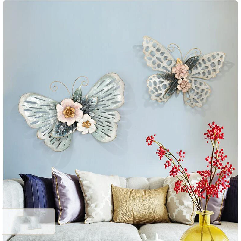 Wrought Iron Wall Butterfly Craft Decoration Metal Ornament Restaurant Hotel Home Sofa Background Wall Murals stickers
Wrought Iron Wall Butterfly Craft Decoration Metal Ornament Restaurant Hotel Home Sofa Background Wall Murals stickers