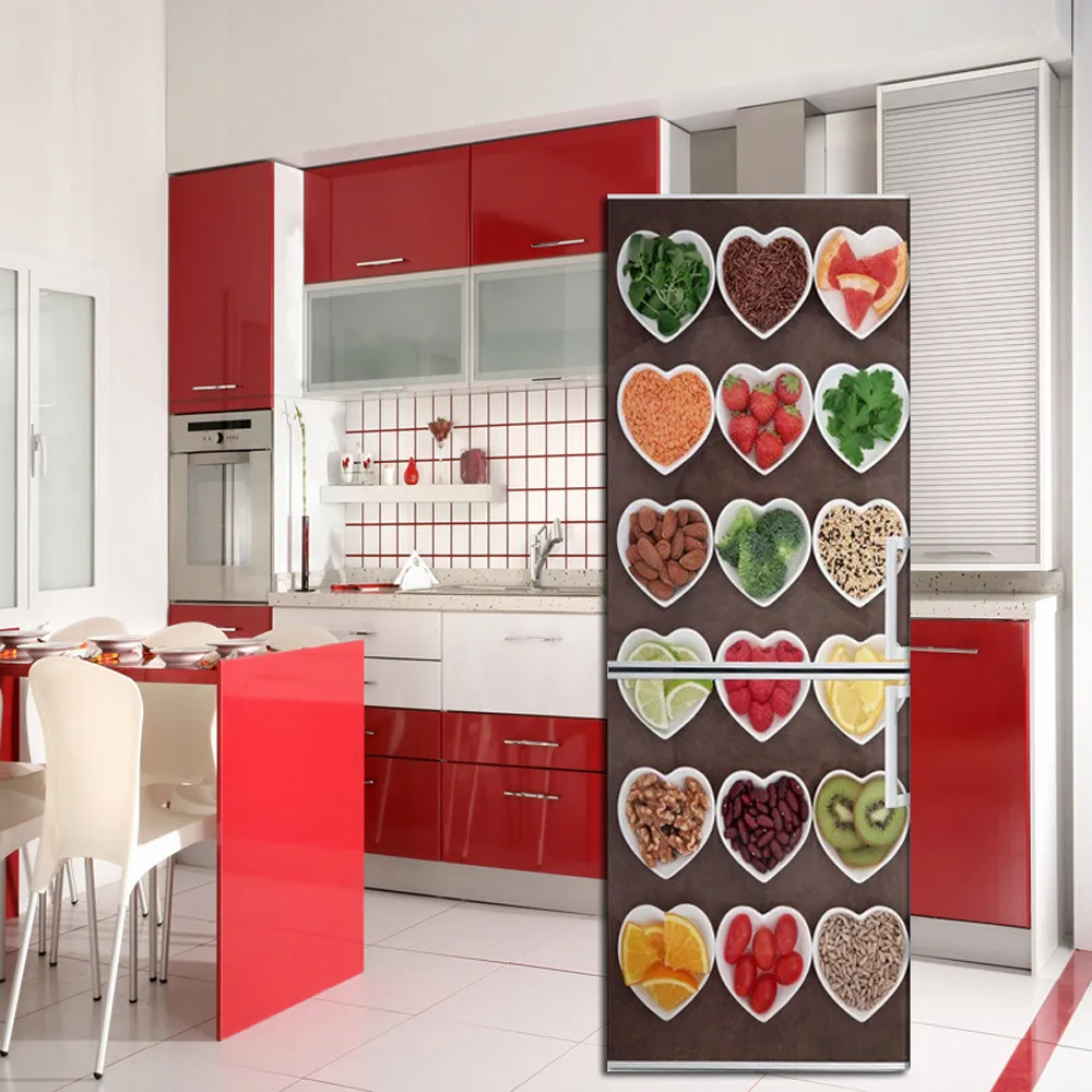 Fruit 3D Self Adhesive Dishwasher Refrigerator Wrap Freezer Sticker Kid's Art Fridge Door Cover Wallpaper Kitchen Accessories
Fruit 3D Self Adhesive Dishwasher Refrigerator Wrap Freezer Sticker Kid's Art Fridge Door Cover Wallpaper Kitchen Accessories