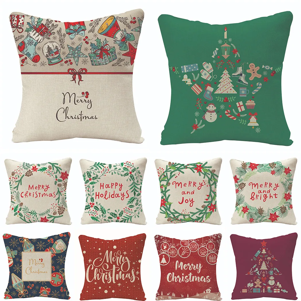 2021 Merry Christmas Cushion Cover Throw Linen Pillow Case Snowflake Sofa Bed Pillowcase Xmas Gifts Home Office Living Room
2021 Merry Christmas Cushion Cover Throw Linen Pillow Case Snowflake Sofa Bed Pillowcase Xmas Gifts Home Office Living Room