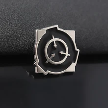 New Secret Laboratory SCP Foundation Badge Pins Brooches Special Containment Procedures Metal Brooch Fans Bag Hat Accessory