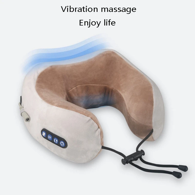 Smart Car Massage Pillow U-Shaped Massage Pillow Neck Shoulder for Body Relaxation Electric Vibration Massager
Smart Car Massage Pillow U-Shaped Massage Pillow Neck Shoulder for Body Relaxation Electric Vibration Massager