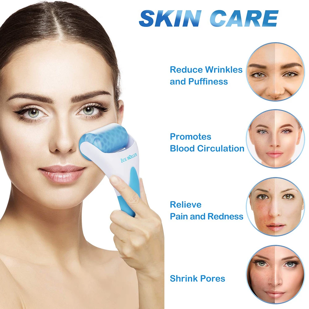 Roller For Lift Face Cool Ice Cold Compress Anti-wrinkles Pain Relief Relaxation Skin Facial Massage Beauty Care Tools Wholesale
Roller For Lift Face Cool Ice Cold Compress Anti-wrinkles Pain Relief Relaxation Skin Facial Massage Beauty Care Tools Wholesale
