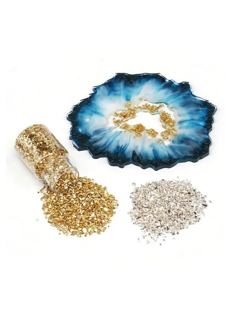 30g Gold Color Sand Gravel DIY UV Resin Jewelry Fillings Silver Metal Broken Stone Stuff Nail Art Decor Epoxy Resin Kit
30g Gold Color Sand Gravel DIY UV Resin Jewelry Fillings Silver Metal Broken Stone Stuff Nail Art Decor Epoxy Resin Kit